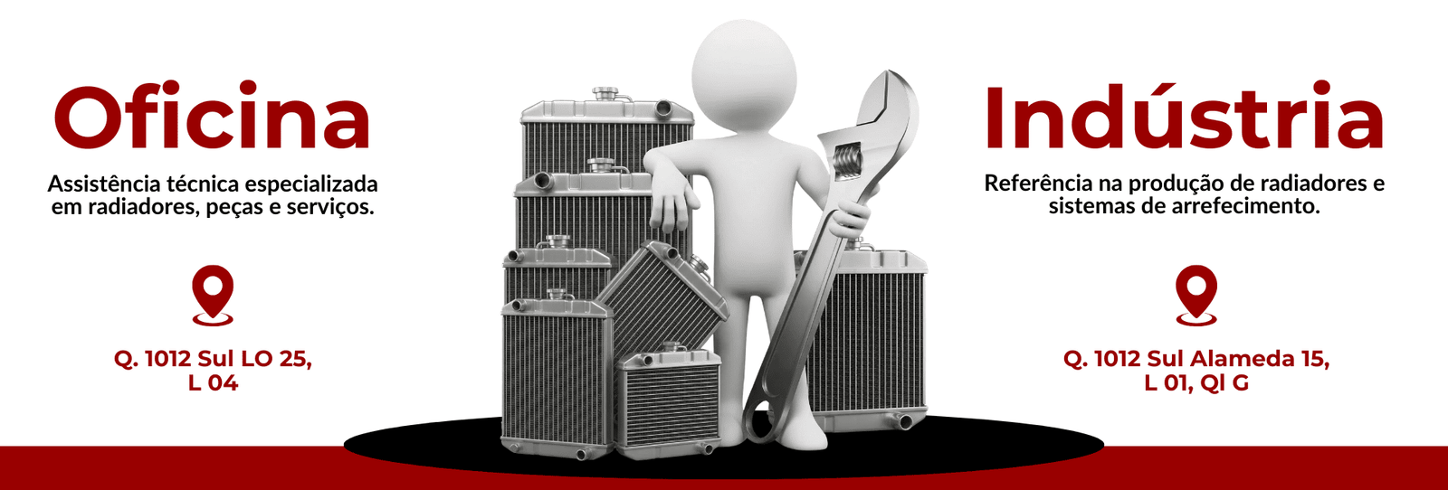 Oficina e indústria de radiadores em Palmas