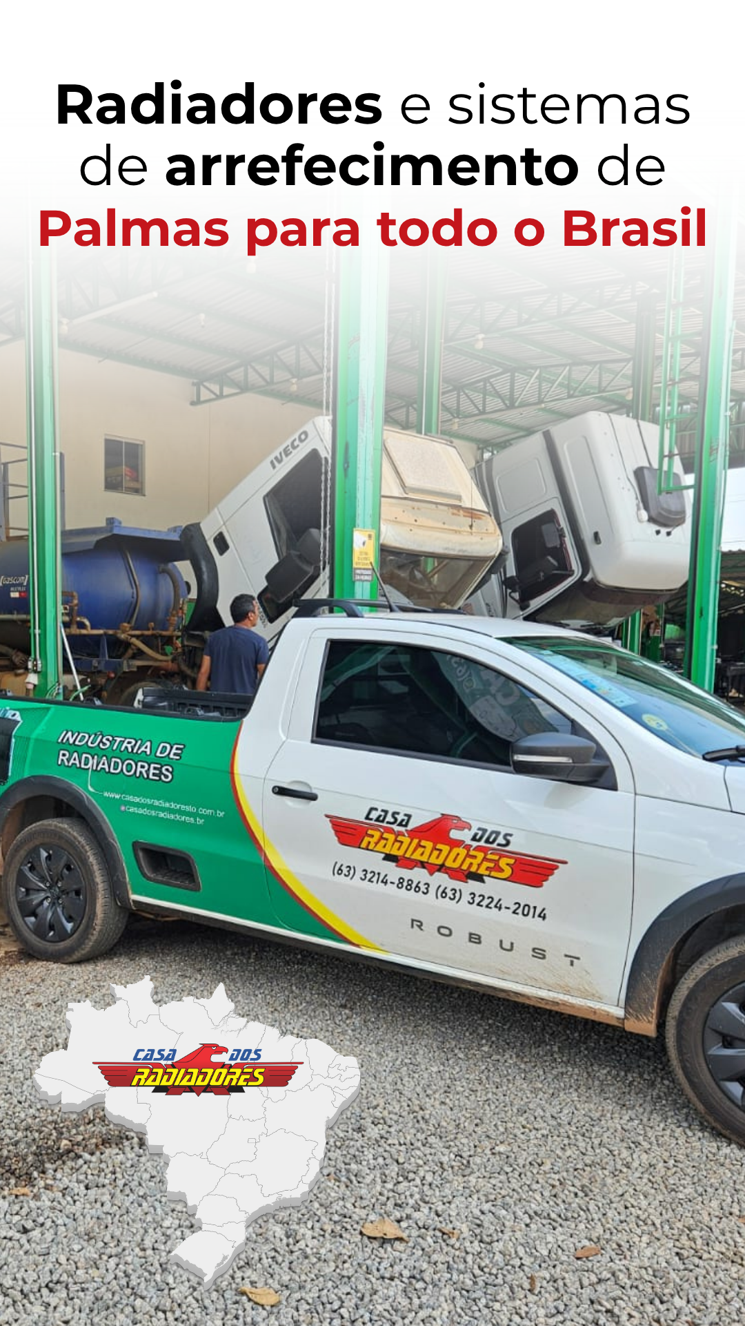Radiadores e sistema de arrefecimento em Palmas