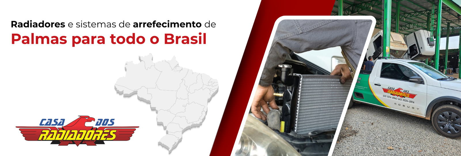 Radiadores e sistema de arrefecimento em Palmas